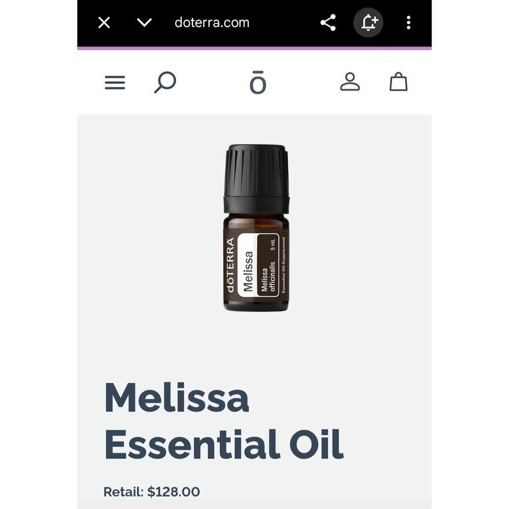 doTerra Melissa 5ml, New and Sealed